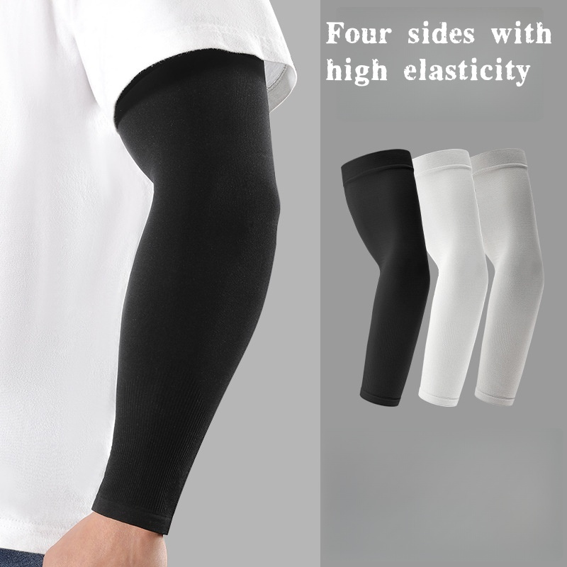 Cycling Gear For Men - 2 Pezzi Manicotti in Seta Ghiacciata,