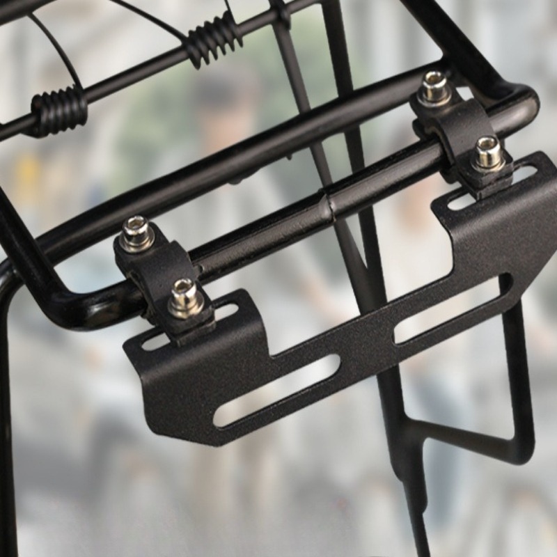 Bike Cargo Rack - Portapacchi Posteriore Leggero per Bicicletta, Antiscivolo,