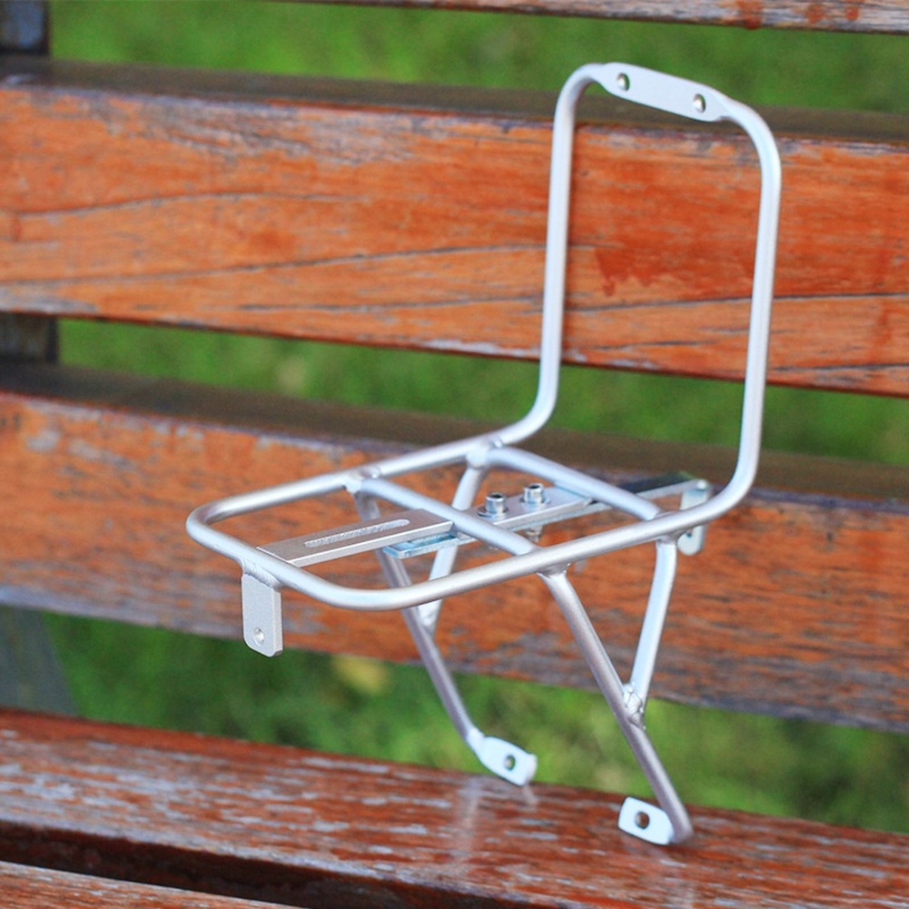 Bike Cargo Rack - Portapacchi Anteriore per Bicicletta Pieghevole da