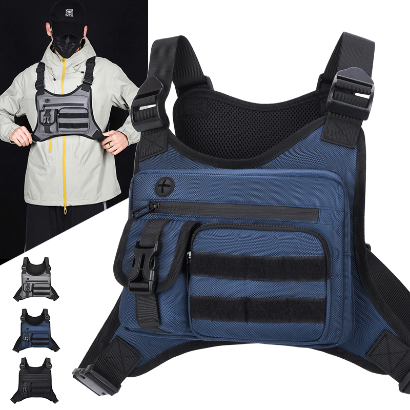 Cycling Gear For Men - Borsa Tattica da Petto per Uomo,