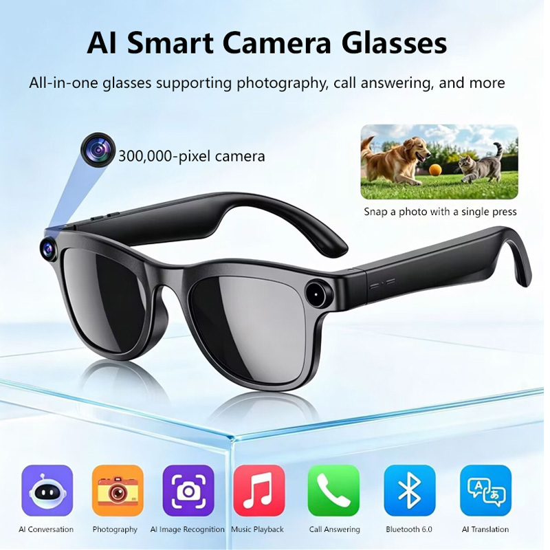 Cycling Glasses - Occhiali da Sole Intelligenti con Fotocamera