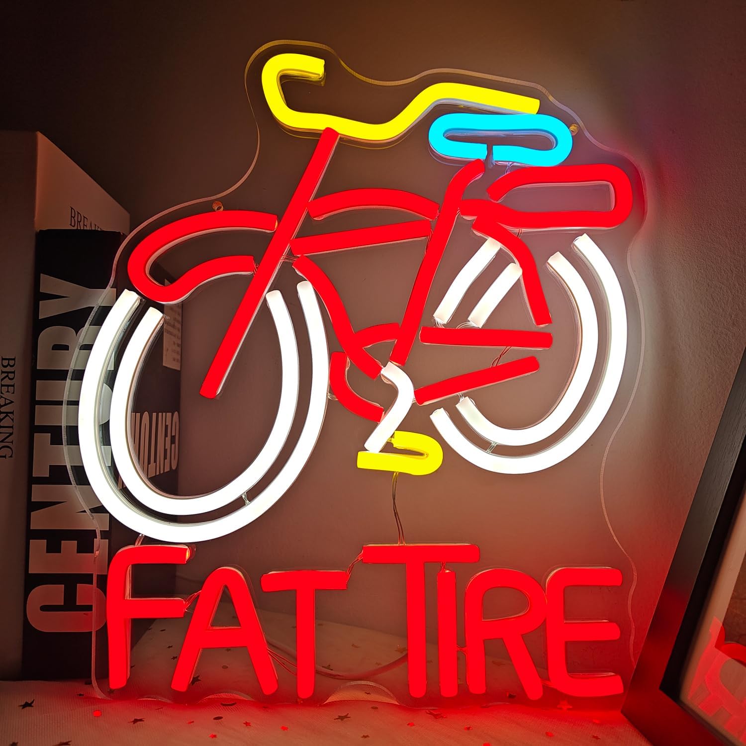 Cycling Gear Store - Insegna LED Neon per Bici Fat