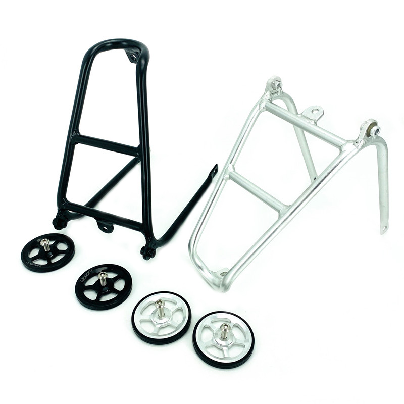 Bike Cargo Rack - Portapacchi pieghevole per bici per portapacchi