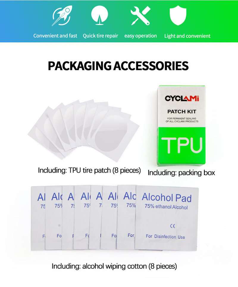 Nuovo Patch per pneumatici per - Bicycle Repair Kit recensione e prezzo