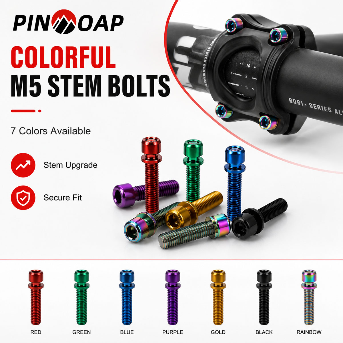 PINMOAP Set di 6 viti per atta - Bicycle Repair Kit recensione e prezzo
