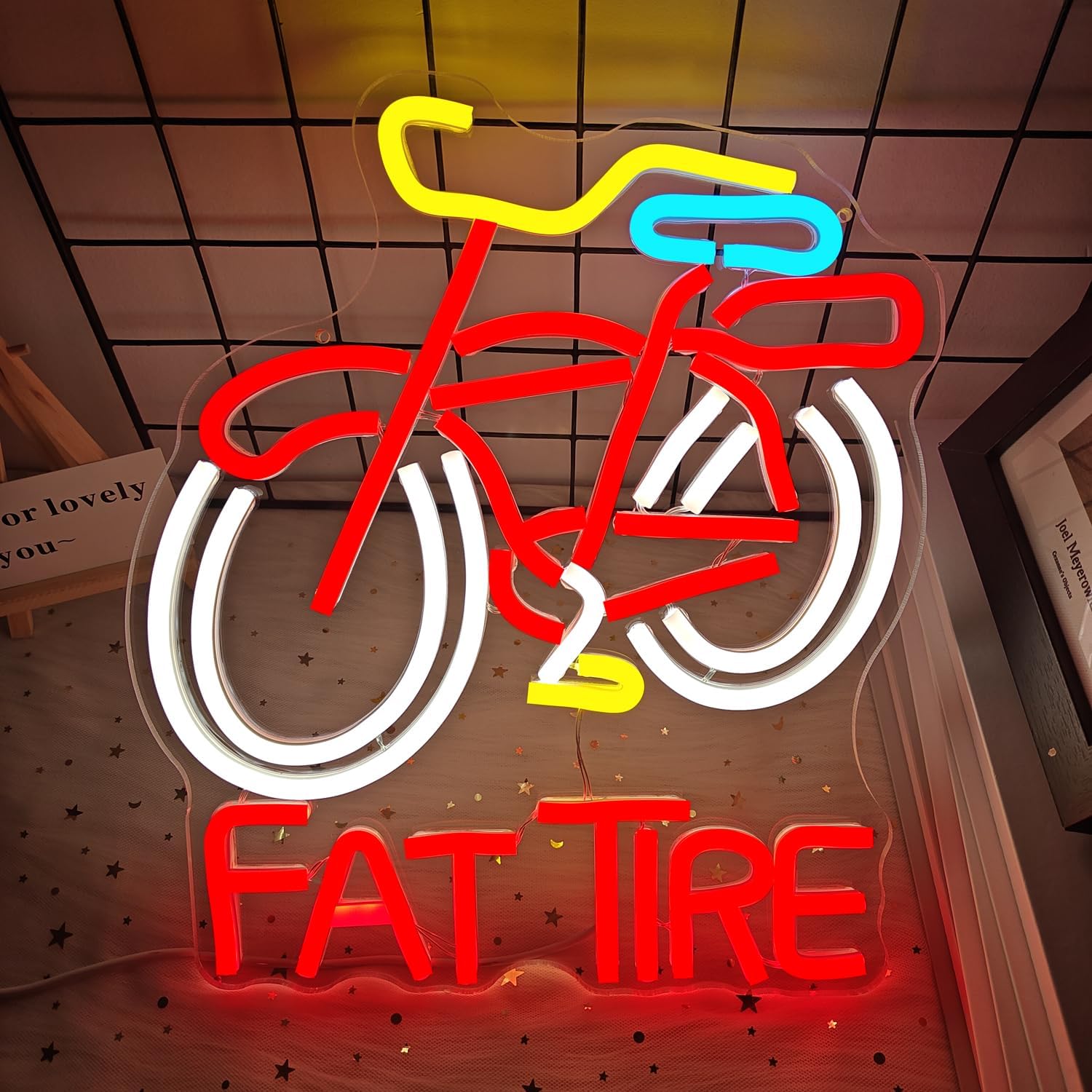 Insegna LED Neon per Bici Fat  - Cycling Gear Store recensione e prezzo