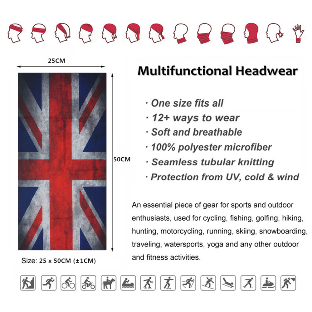 Bandane con bandiera del bangl - Mens Cycling Gear Uk recensione e prezzo