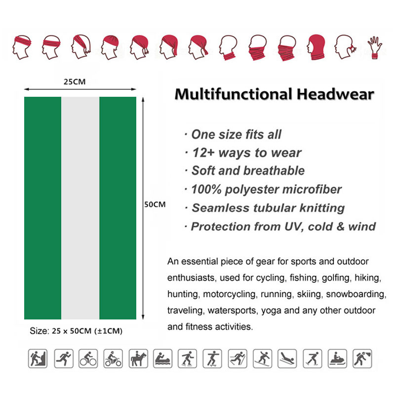 Bandanna con bandiera della Ni - Cycling Gear For Men recensione e prezzo